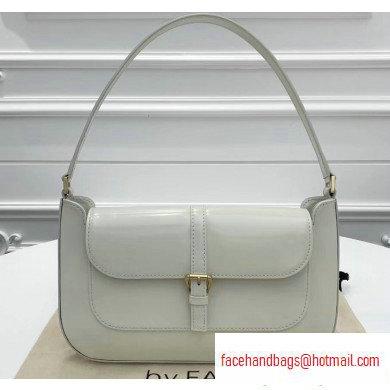 By Far Miranda Bag in Patent Leather White