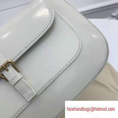By Far Miranda Bag in Patent Leather White