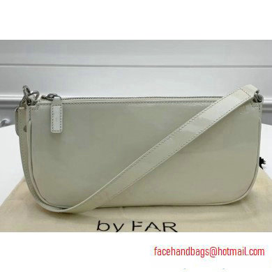By Far Rachel Bag in Patent Leather White - Click Image to Close
