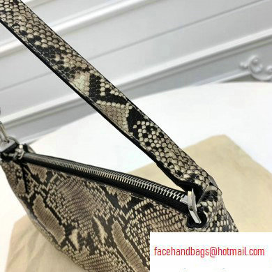 By Far Rachel Bag in Snake Print Leather Beige - Click Image to Close