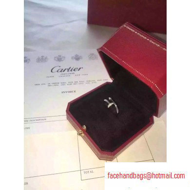 Cartier Juste un Clou ring with diamonds