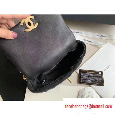 Chanel 19 Jersey Waist Bag AS1163 Black 2020