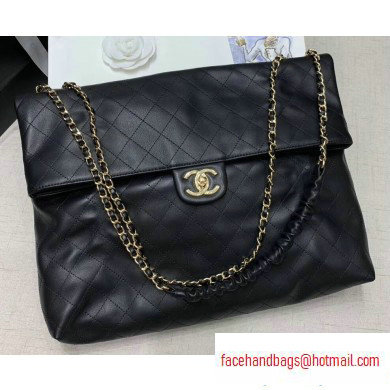 Chanel Calfskin Quilting Leather Flap Bag Black 2020 - Click Image to Close