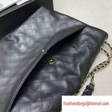 Chanel Calfskin Quilting Leather Flap Bag Black 2020