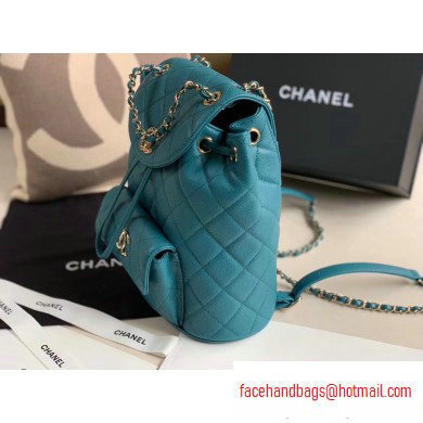 Chanel Caviar Leather Vintage Duma Backpack Bag AS1371 Green 2020 - Click Image to Close