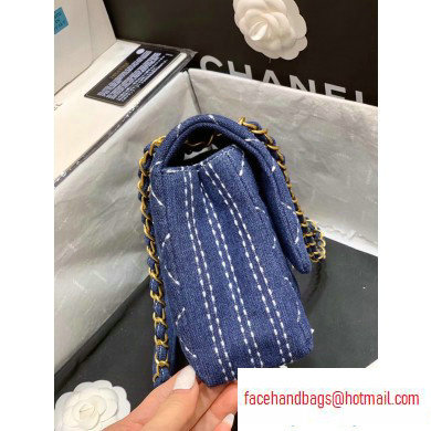 Chanel Denim Small Classic Flap Bag AS1328 2020