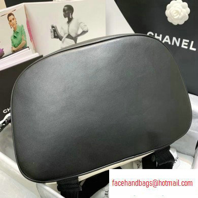 Chanel Vintage Sports Backpack Bag Black/White/Gray 2020