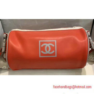 Chanel Vintage Sports Bowling Large Bag Red 2020 - Click Image to Close
