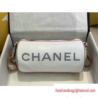 Chanel Vintage Sports Bowling Large Bag White 2020
