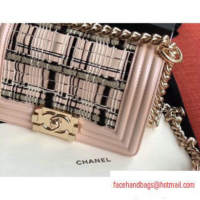 Chanel Woven Tweed Small Boy Flap Bag 2020 - Click Image to Close