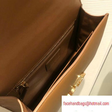 Dior 30 Montaigne Flap Bag in Smooth Calfskin Caramel and CD Clasp 2020 - Click Image to Close