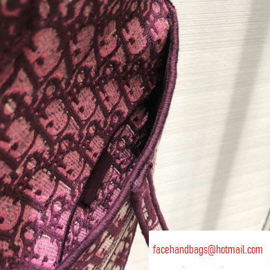 Dior Saddle Oblique Pouch Belt Bag Burgundy 2020 - Click Image to Close