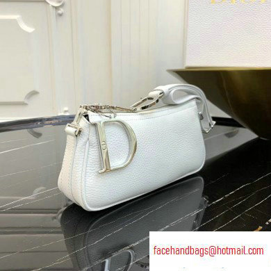 Dior Vintage Shoulder Bag Leather White 2020 - Click Image to Close
