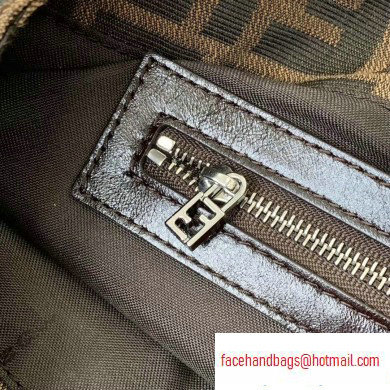 Fendi FF Motif Brown Fabric Tote Small Bag 2019 - Click Image to Close