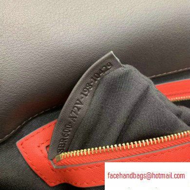 Fendi Nubuck Leather Medium Baguette Bag Pequin Striped 2020