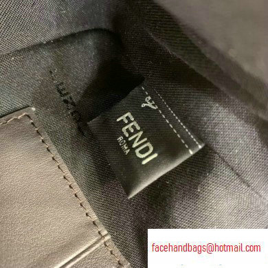 Fendi Nubuck Leather Mini Baguette Bag Pequin Striped 2020 - Click Image to Close