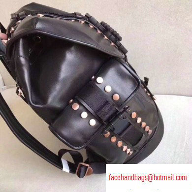 Givenchy Calfskin Backpack Bag 9625 Black/Studs - Click Image to Close