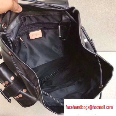 Givenchy Calfskin Backpack Bag 9625 Black/Studs - Click Image to Close