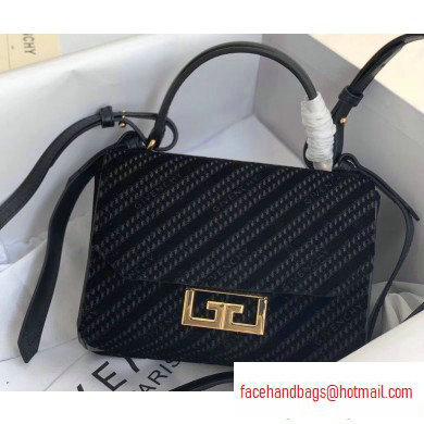 Givenchy Chain Mini Eden Bag in GIVENCHY 4G Velvet Black 2020