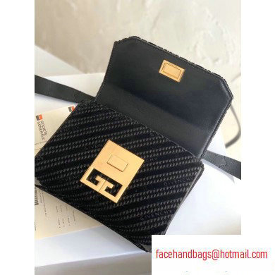 Givenchy Chain Mini Eden Bag in GIVENCHY 4G Velvet Black 2020 - Click Image to Close