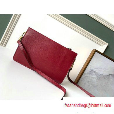 Givenchy Cross3 Bag in Grained Leather and Suede Burgundy 2020
