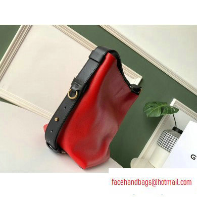 Givenchy GV Bucket Leather Bag Red