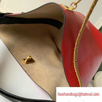 Givenchy GV Bucket Leather Bag Red - Click Image to Close