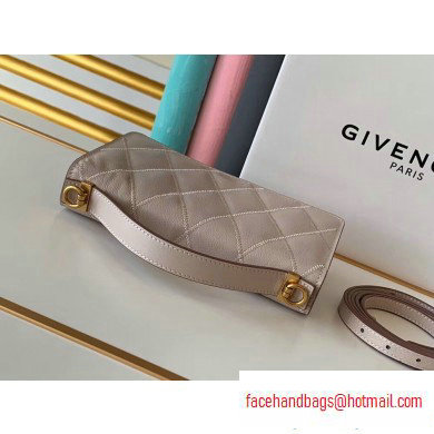 Givenchy Gv3 Strap Wallet in Diamond Quilted Leather Beige - Click Image to Close