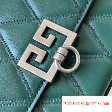 Givenchy Mini Pocket Bag in Diamond Quilted Leather Green - Click Image to Close