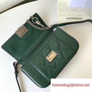 Givenchy Mini Pocket Bag in Diamond Quilted Leather Green - Click Image to Close