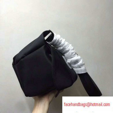 Givenchy Nylon Bum Bag 9626 Black/White Logo - Click Image to Close