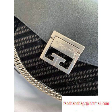 Givenchy Small GV3 Shoulder Bag in GIVENCHY 4G Velvet Black 2020