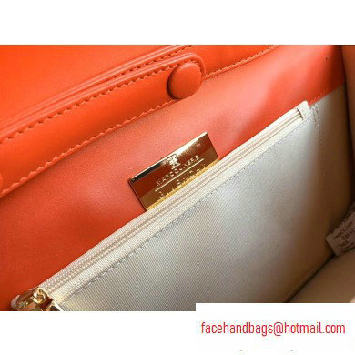Givenchy Vintage Leather Shoulder Large Bag Orange - Click Image to Close