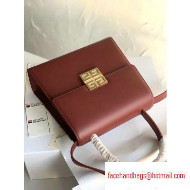 Givenchy Vintage Leather Shoulder Small Bag Burgundy