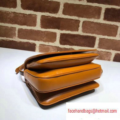 Gucci Canvas/Leather Rajah Shoulder Bag 537206 Cognac 2020 - Click Image to Close