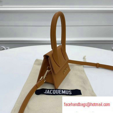 Jacquemus Grained Leather Le Chiquito Micro Bag Brown