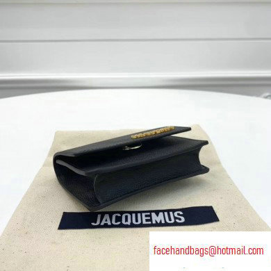 Jacquemus Leather La Ceinture Bello Belt Bag Black