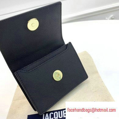 Jacquemus Leather La Ceinture Bello Belt Bag Black