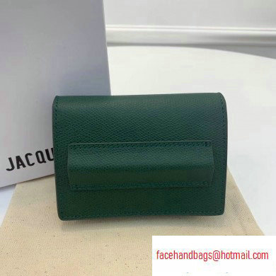 Jacquemus Leather La Ceinture Bello Belt Bag Dark Green