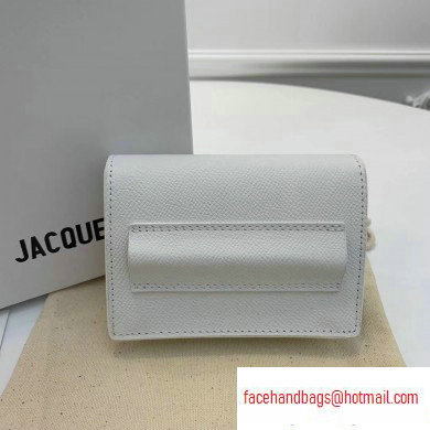 Jacquemus Leather La Ceinture Bello Belt Bag White