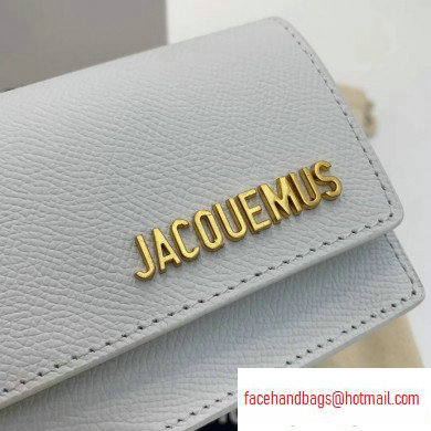 Jacquemus Leather La Ceinture Bello Belt Bag White - Click Image to Close