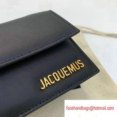 Jacquemus Leather Le Piccolo Micro Chain Bag Black