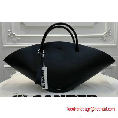Jil Sander Large Sombrero Tote Bag Black - Click Image to Close