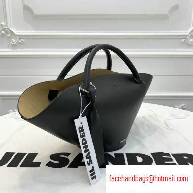 Jil Sander Small Sombrero Tote Bag Black