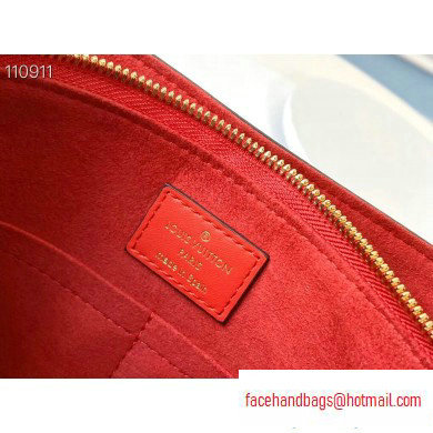 Louis Vuitton Monogram Canvas Soufflot MM Bag M44816 Red 2020