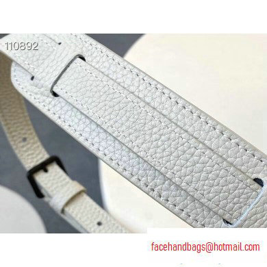 Louis Vuitton Monogram Leather Mini Soft Trunk Bag M61117 White 2020