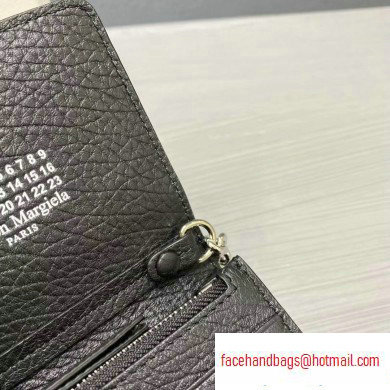 Maison Margiela Leather Chain Wallet Black - Click Image to Close