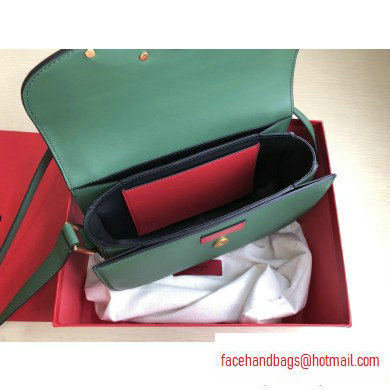 Valentino Supervee Calfskin Crossbody Large Bag Green 2020 - Click Image to Close