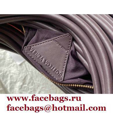 Bottega Veneta Double Knot Mini Tubular Leather Top Handle Bag Coffee 2021