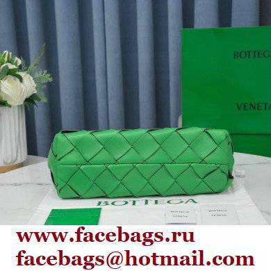 Bottega Veneta Intrecciato Leather Cabat Tote Bag Green 2021 - Click Image to Close